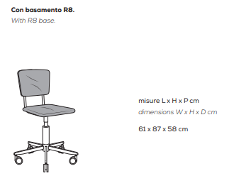 CHAISE PILL rembourrée