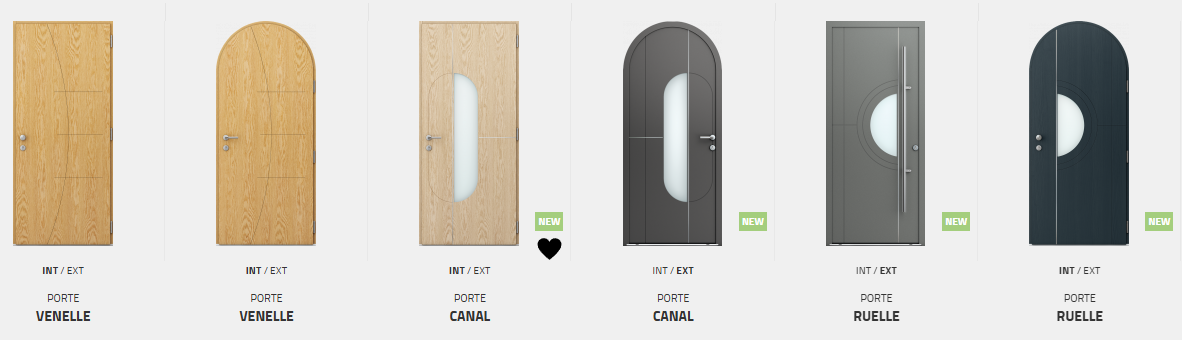 Portes d'entrée Aluminium / Bois