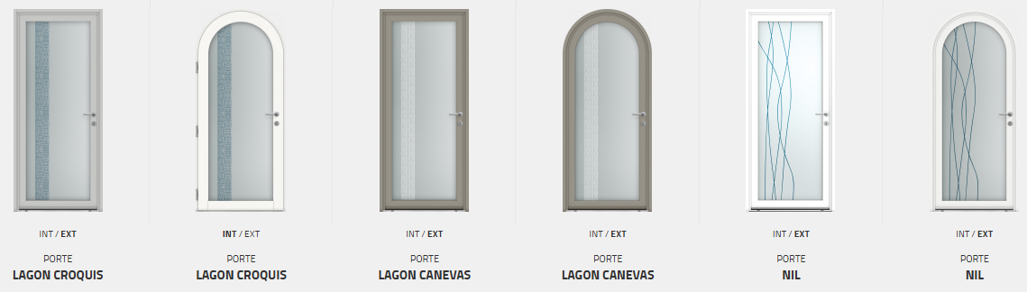 Portes d'entrée Aluminium / Bois