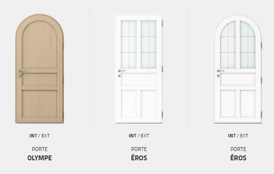 Portes d'entrée Aluminium / Bois