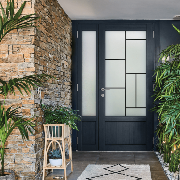 Porte d’entrée MEO – Bois/Aluminium